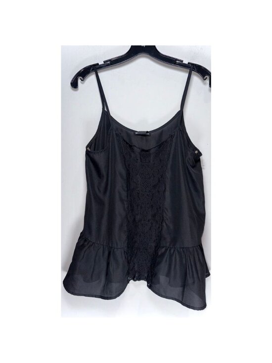 No Brand Tops - Black dressy tank top size large